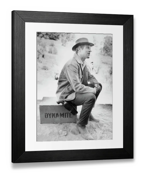 Framed Print : Portrait of Paul Newman Framed Print : Portrait of Paul Newman