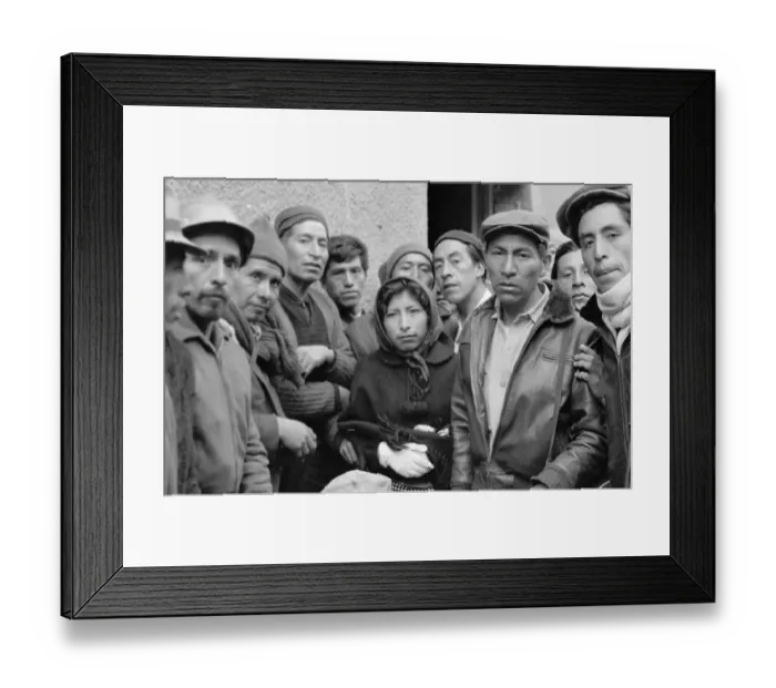 Framed Print : Mine Workers Marching in Protest Framed Print : Mine Workers Marching in Protest