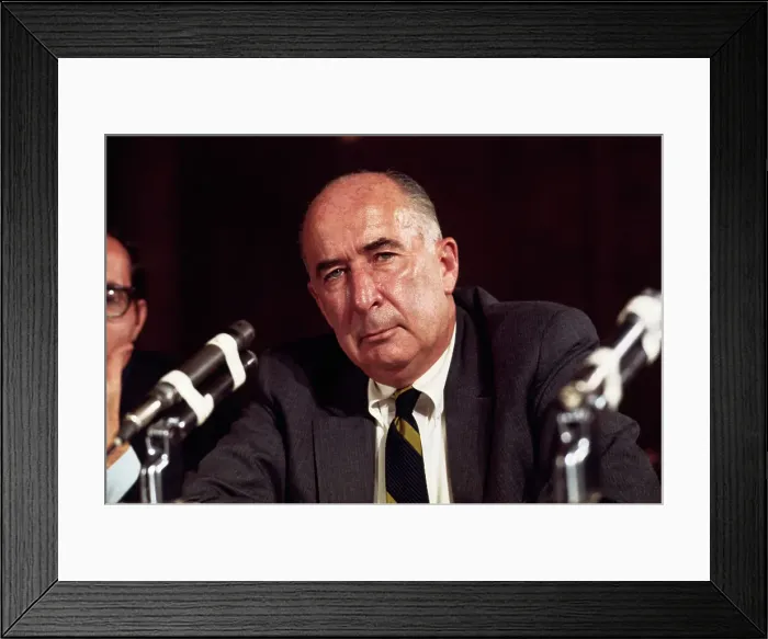 Framed Print : John Mitchell Speaking at Hearing Framed Print : John Mitchell Speaking at Hearing