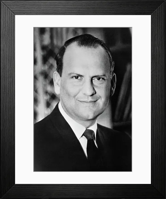 Framed Print : Ford Executive Lee A. Iacocca