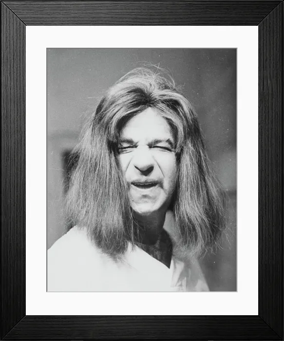 Framed Print : Walter Matthau Wearing Wig Framed Print : Walter Matthau Wearing Wig