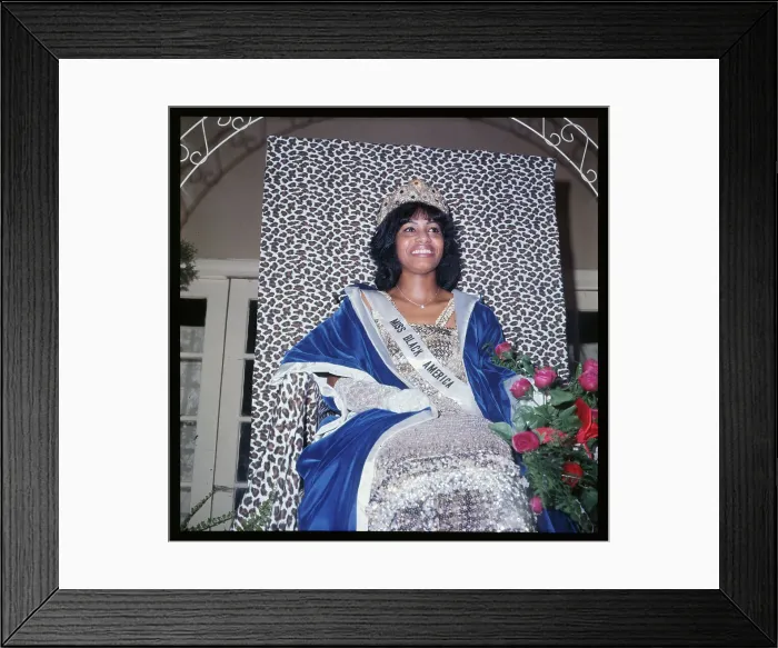 Framed Print : Shirley Washington is Crowned Miss Black America Framed Print : Shirley Washington is Crowned Miss Black America