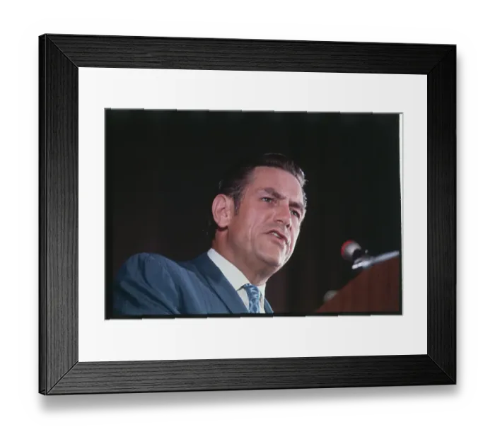 Framed Print : Portrait of Harold Hughes Framed Print : Portrait of Harold Hughes