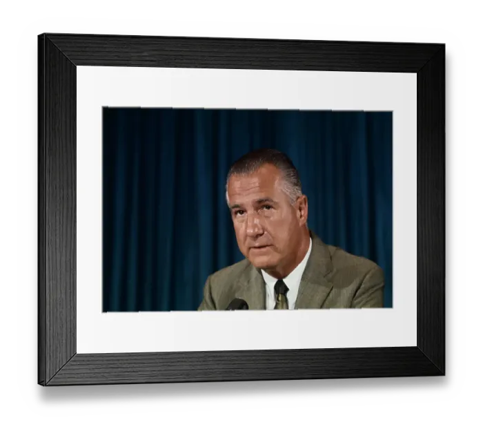 Framed Print : Portrait of Spiro T. Agnew