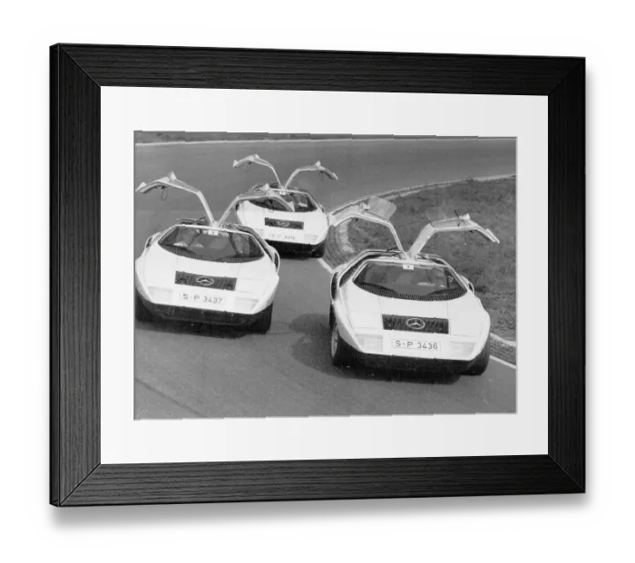 Framed Print : Mercedes Experimental C-111 Automobiles