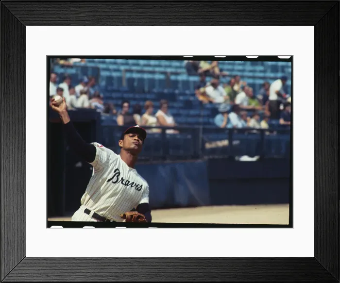 Framed Print : Braves Outfielder Felipe Alou Throeing Ball Framed Print : Braves Outfielder Felipe Alou Throeing Ball