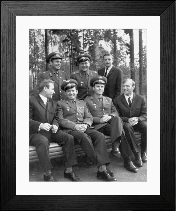 Framed Print : Group Portrait of Soviet Cosmonauts