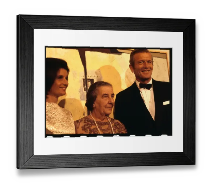Framed Print : Mayor and Premier Meir Portrait