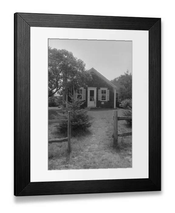 Framed Print : Exterior View of a Cottage Framed Print : Exterior View of a Cottage