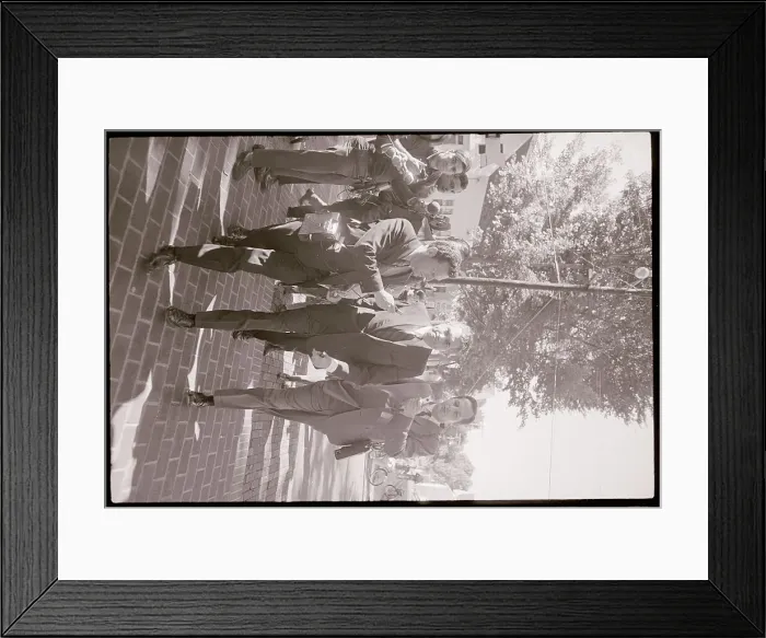 Framed Print : Edmund Dinis Arriving at Court Framed Print : Edmund Dinis Arriving at Court