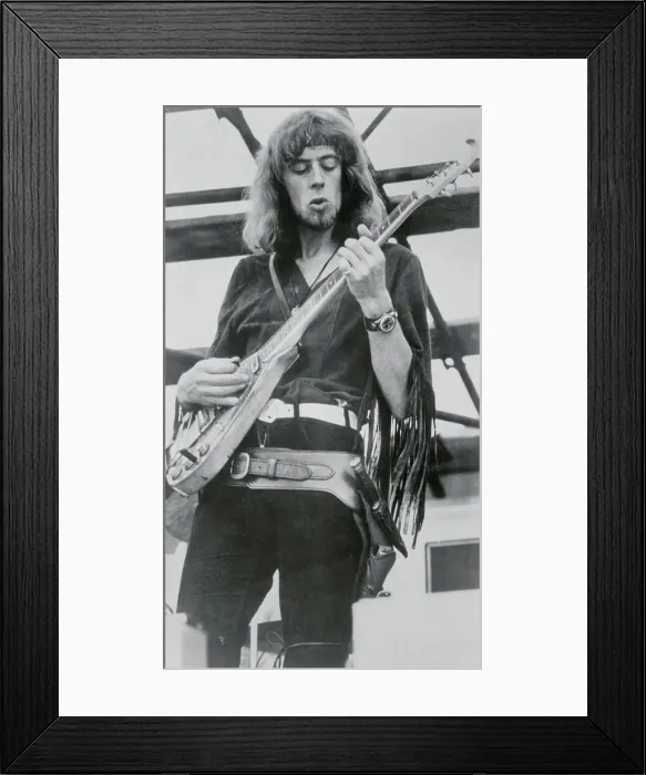 Framed Print : John Mayall Playing a Guitar Framed Print : John Mayall Playing a Guitar
