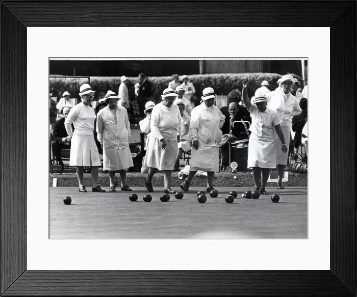 Framed Print : Team Lawn Bowling Women's Championship Framed Print : Team Lawn Bowling Women's Championship