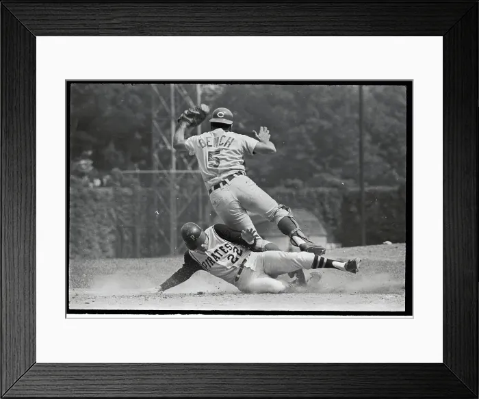 Framed Print : Gene Alley Scoring Run Framed Print : Gene Alley Scoring Run