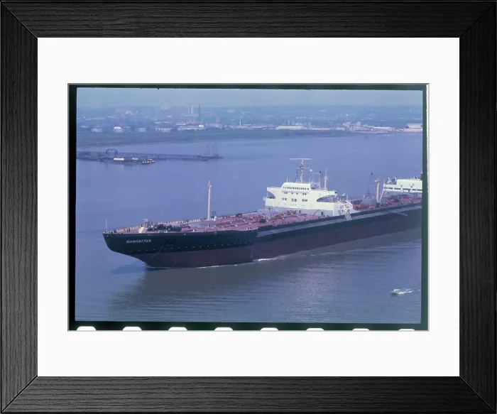Framed Print : Icebreaker Manhattan Beginning a Voyage Framed Print : Icebreaker Manhattan Beginning a Voyage