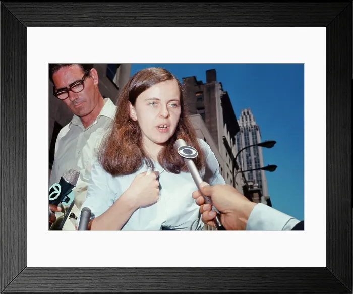 Framed Print : Bernadette Devlin Speaking to Reporters Framed Print : Bernadette Devlin Speaking to Reporters