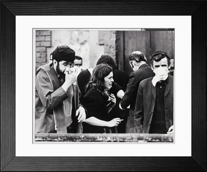Framed Print : Bernadette Devlin with Rioters Framed Print : Bernadette Devlin with Rioters