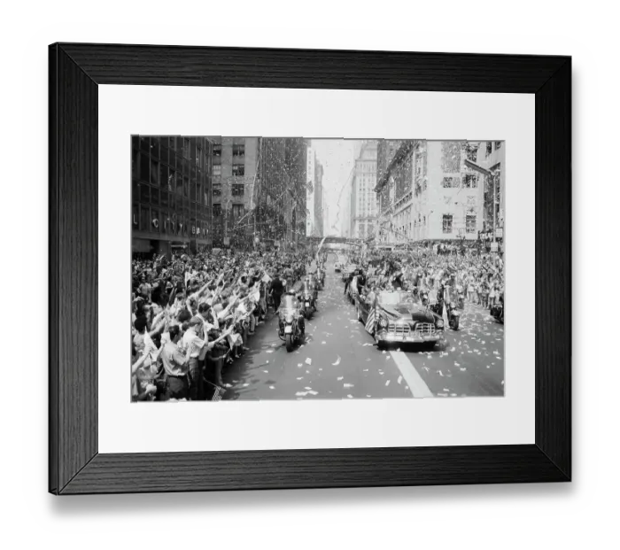 Framed Print : Ticker Tape Parade for Astronauts Framed Print : Ticker Tape Parade for Astronauts