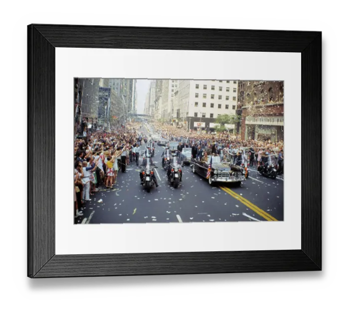 Framed Print : Apollo 11 Astronauts Waving to the Crowds Framed Print : Apollo 11 Astronauts Waving to the Crowds