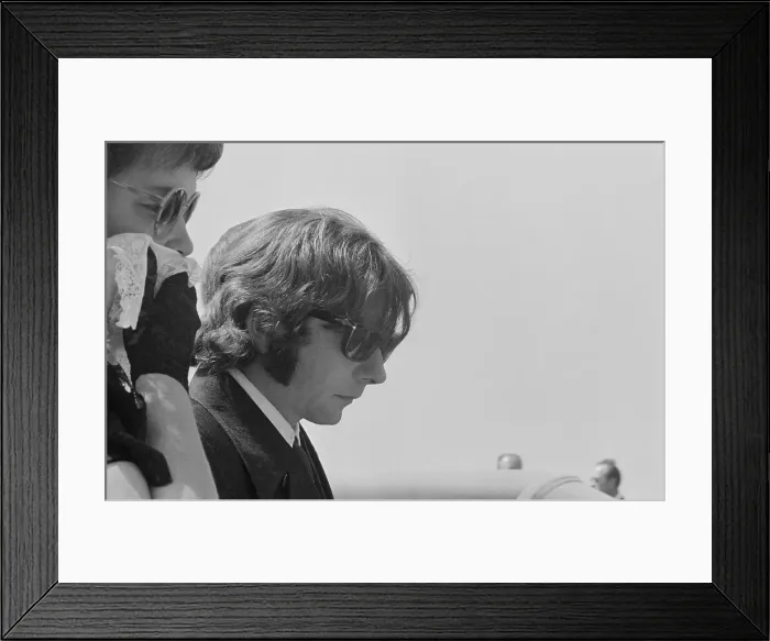 Framed Print : Roman Polanski at Wife's Funeral Framed Print : Roman Polanski at Wife's Funeral