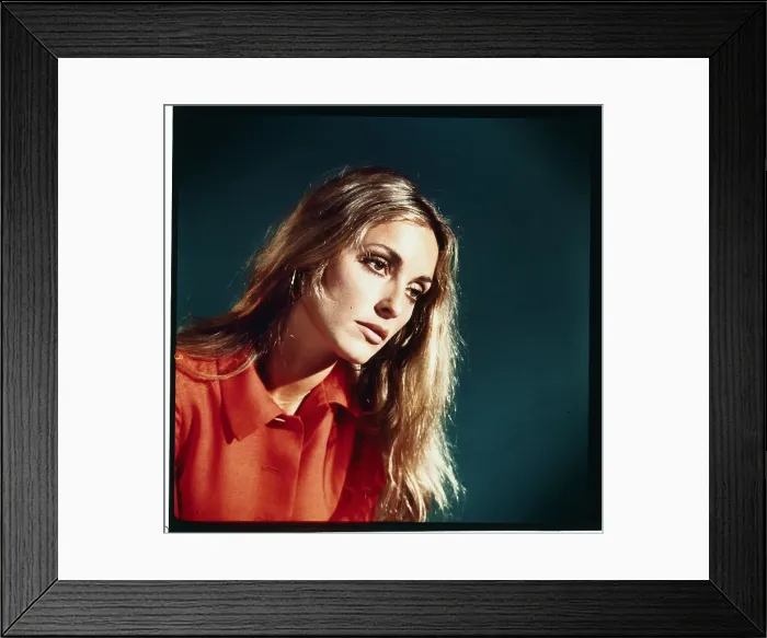 Framed Print : Sharon Tate with Head Tilted