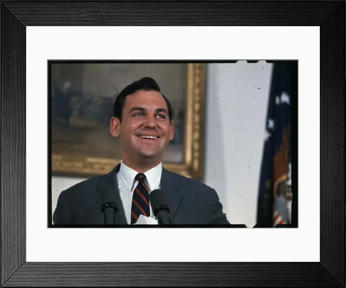 Framed Print : Press Secretary Ron Ziegler Framed Print : Press Secretary Ron Ziegler