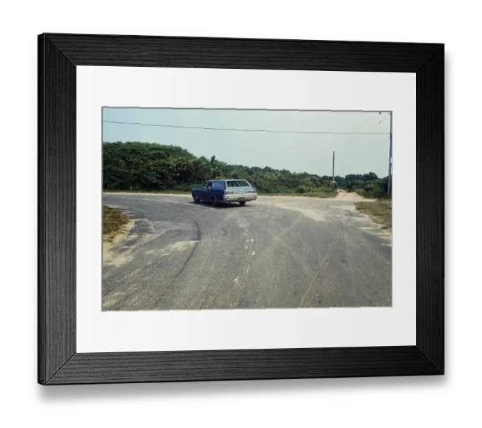 Framed Print : Car Following Route of Ted Kennedy Car Framed Print : Car Following Route of Ted Kennedy Car