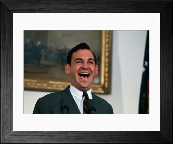 Framed Print : Press Secretary Ron Ziegler