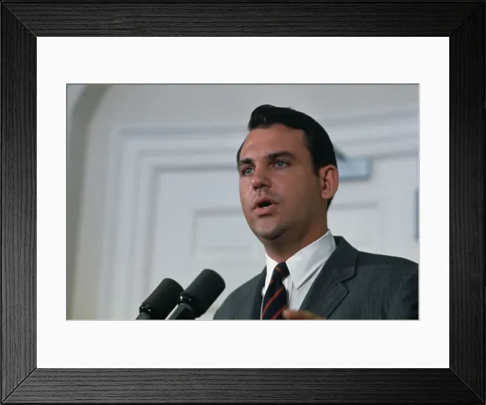 Framed Print : Press Secretary Ron Ziegler Framed Print : Press Secretary Ron Ziegler
