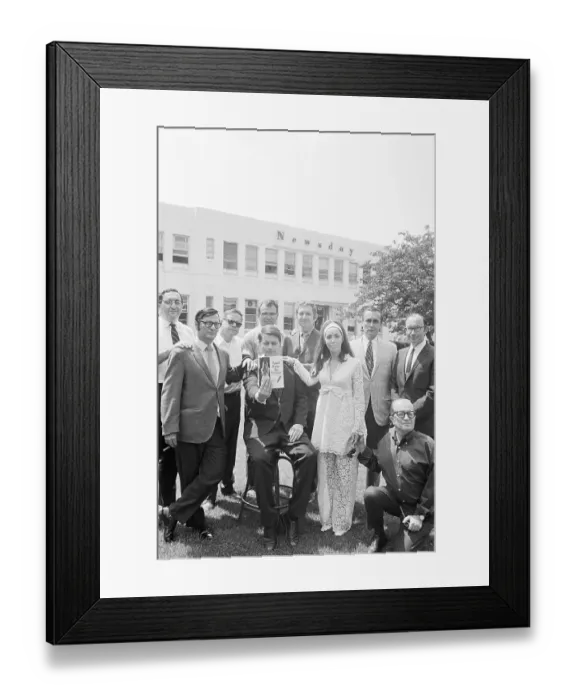 Framed Print : Mike McGrady with Other Authors in Group Photo Framed Print : Mike McGrady with Other Authors in Group Photo