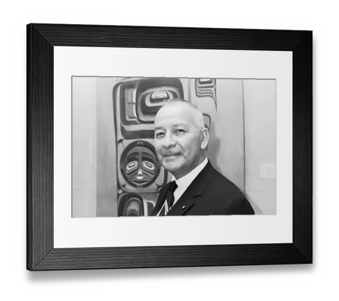 Framed Print : Commissioner of Indian Affairs Louis Bruce