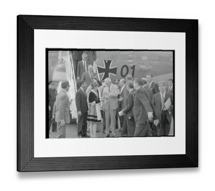 Framed Print : Kurt George Kiesinger with Delegates Framed Print : Kurt George Kiesinger with Delegates