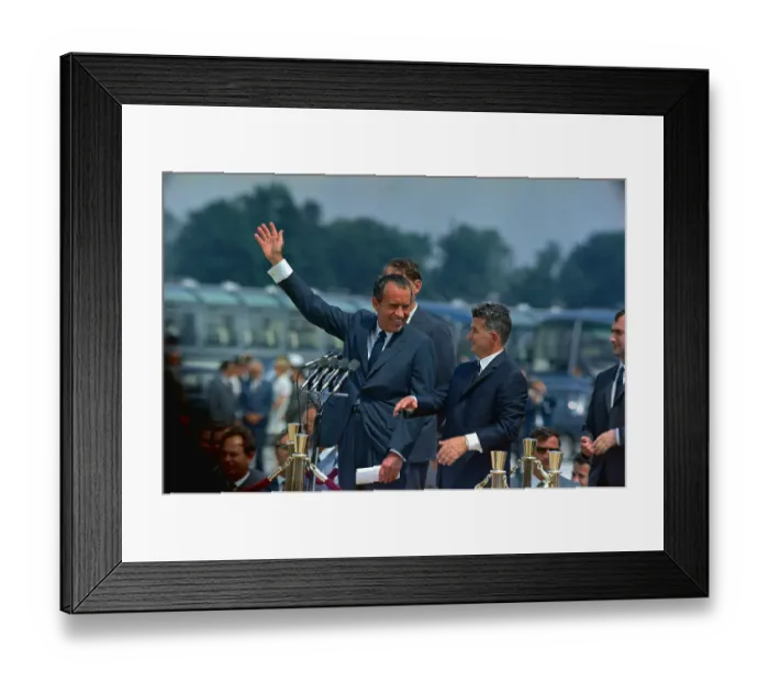 Framed Print : Richard Nixon with Nicolae Ceausecu Framed Print : Richard Nixon with Nicolae Ceausecu