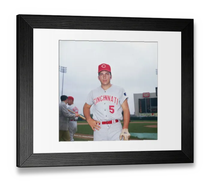 Framed Print : Baseball Player Johnny Bench Framed Print : Baseball Player Johnny Bench