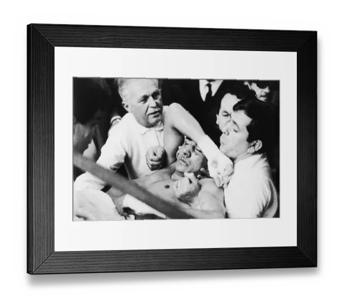 Framed Print : Death of a Welterweight Boxer Framed Print : Death of a Welterweight Boxer
