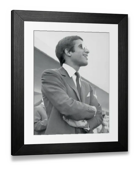 Framed Print : Alexander Onassis with Arms Folded Framed Print : Alexander Onassis with Arms Folded