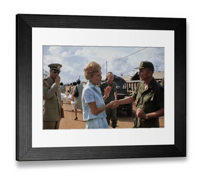 Framed Print : First Lady Pat Nixon, Vietnam War Framed Print : First Lady Pat Nixon, Vietnam War