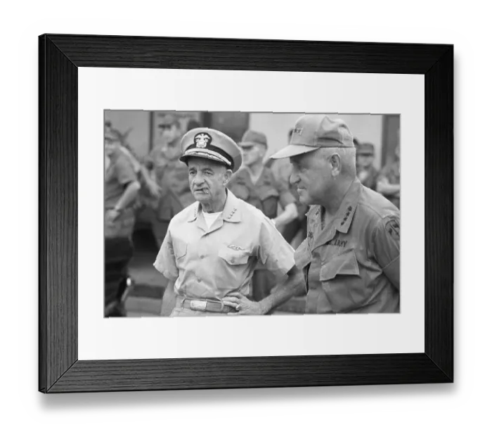 Framed Print : Admiral John McCain Jr Smoking Cigar Framed Print : Admiral John McCain Jr Smoking Cigar