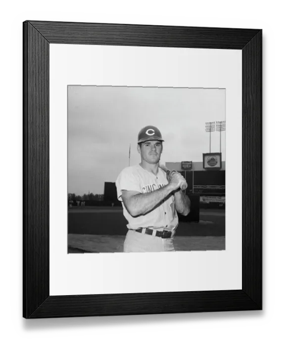 Framed Print : Portrait of Pete Rose Framed Print : Portrait of Pete Rose