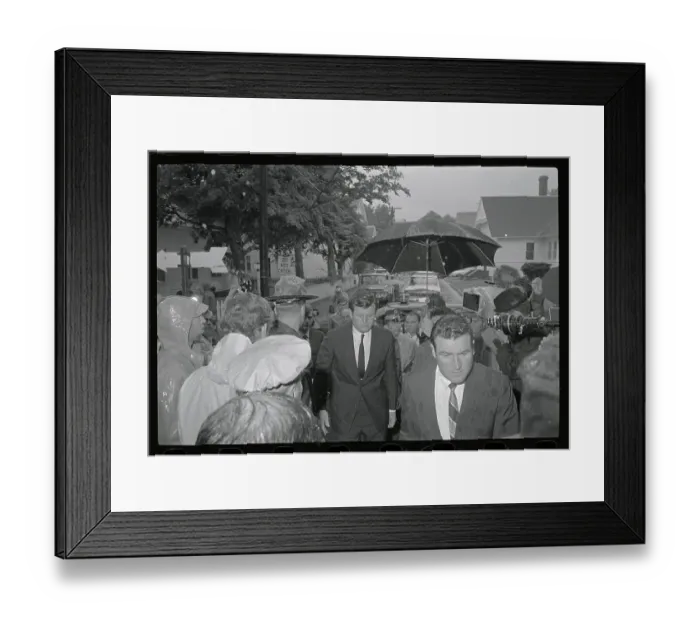 Framed Print : Edward Kennedy Walking to Court Framed Print : Edward Kennedy Walking to Court