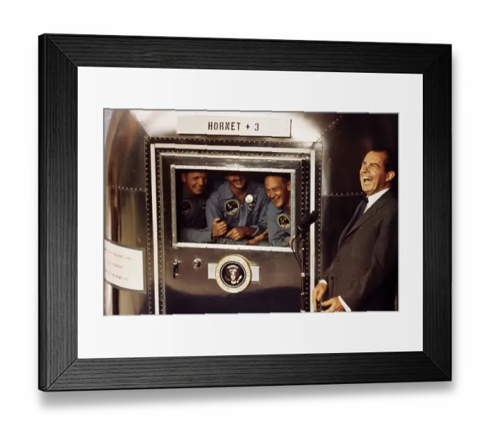 Framed Print : President Nixon Laughing with Astronauts Framed Print : President Nixon Laughing with Astronauts