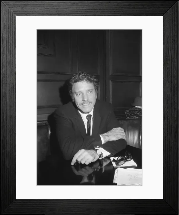 Framed Print : Burt Lancaster During An Interview Framed Print : Burt Lancaster During An Interview