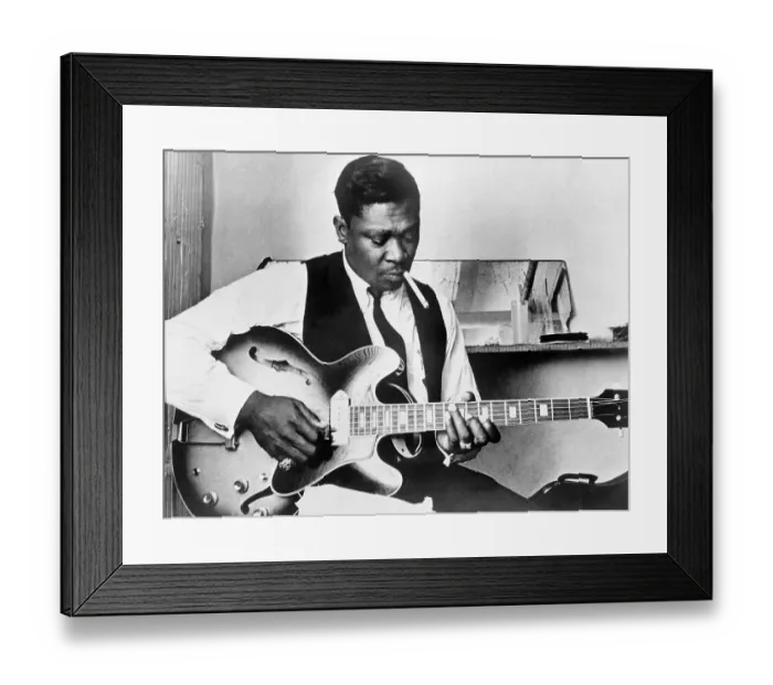 Framed Print : B.B. King Playing Guitar Framed Print : B.B. King Playing Guitar
