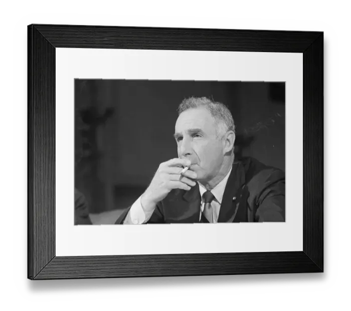 Framed Print : Joseph Cullman Testifying Before Senate