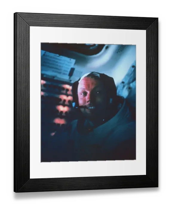 Framed Print : Neil Armstrong in Apollo 11 Lunar Module Framed Print : Neil Armstrong in Apollo 11 Lunar Module