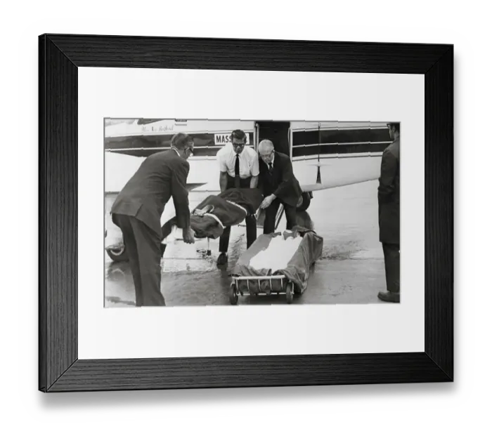 Framed Print : Mary Jo Kopechne Being Transported Framed Print : Mary Jo Kopechne Being Transported