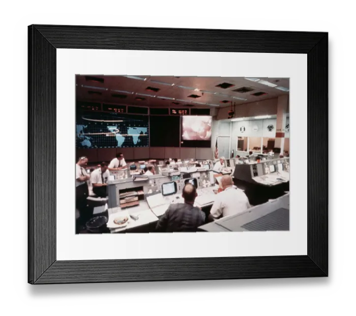 Framed Print : Mission Operations Control Room at NASA Framed Print : Mission Operations Control Room at NASA