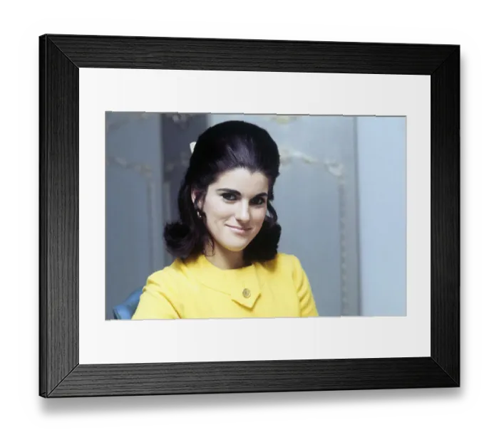 Framed Print : Portrait of Luci Johnson Nugent Framed Print : Portrait of Luci Johnson Nugent