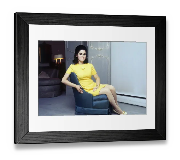 Framed Print : Portrait of Luci Johnson Nugent Framed Print : Portrait of Luci Johnson Nugent
