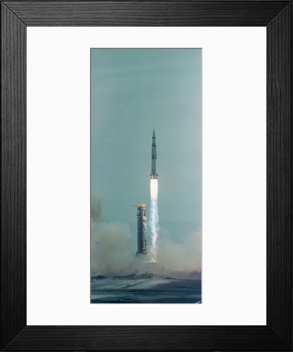 Framed Print : Apollo 11 Blasting Off Framed Print : Apollo 11 Blasting Off