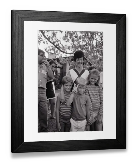 Framed Print : Portrait of Family of Astronaut Michael Collins Framed Print : Portrait of Family of Astronaut Michael Collins